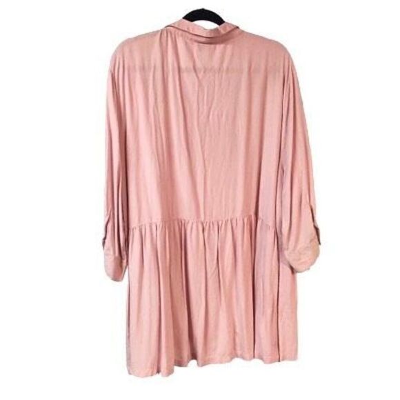 GIA Plus Size PEASANT STYLE FLOWY BOHO CHIC BLOUSE Floral top EMBROIDERED XXL - Picture 4 of 11